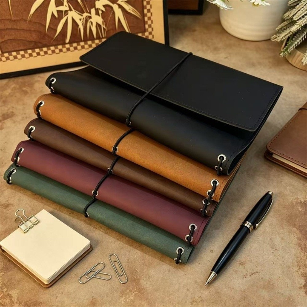 Refillable Notebook Organizer  - Vintage Leather Journal Notebook recension och pris