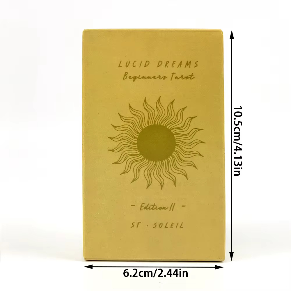 Lucid Dreams Beginners Tarot D - Tarot Deck With Guidebook recension och pris