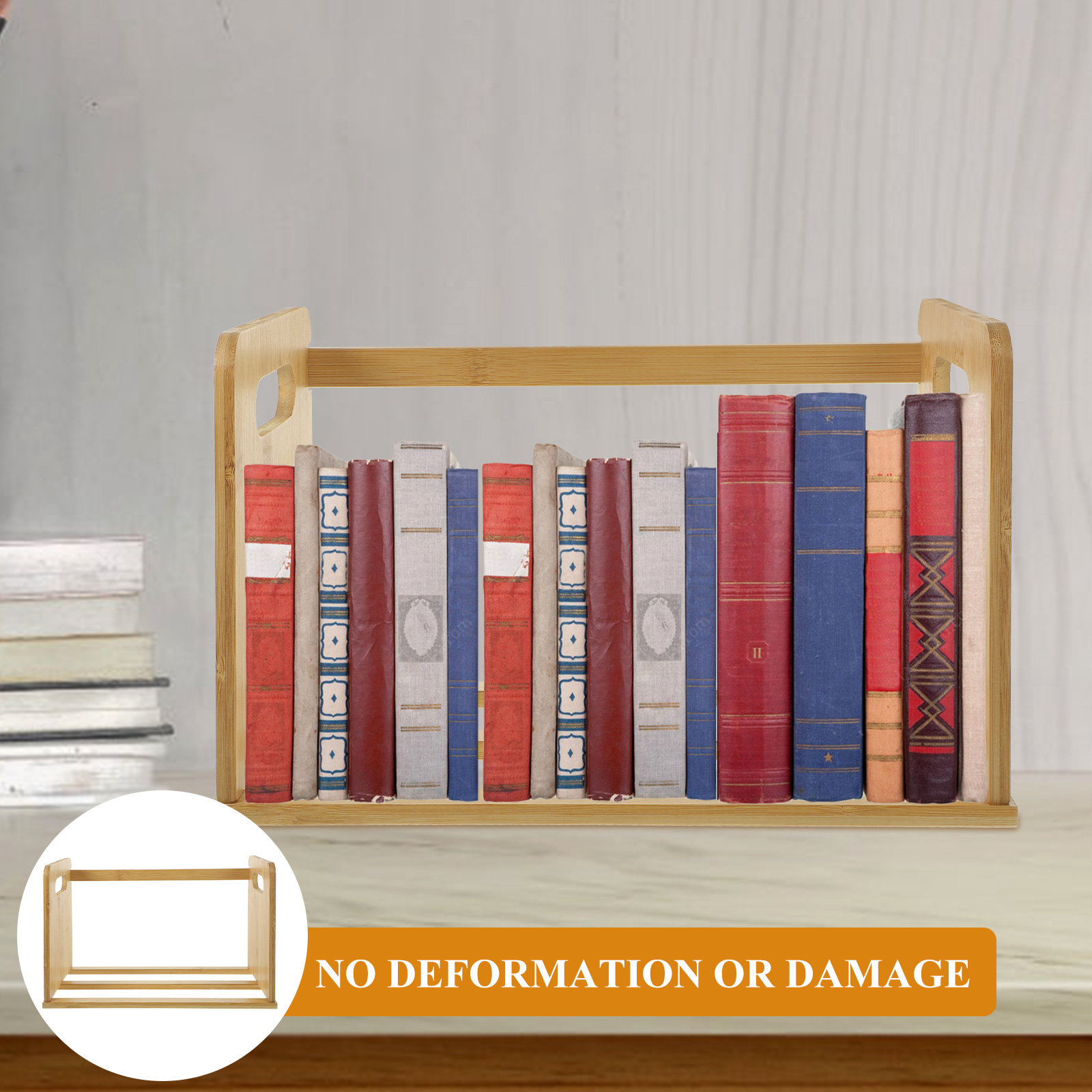 Wooden Desktop Bookshelf Vinyl - Magazines recension och pris