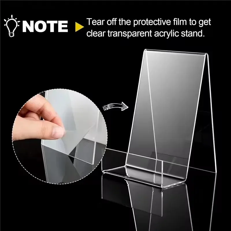1/2/4Pcs Clear Acrylic Book Di - Clear Acrylic Book Stand Holder recension och pris