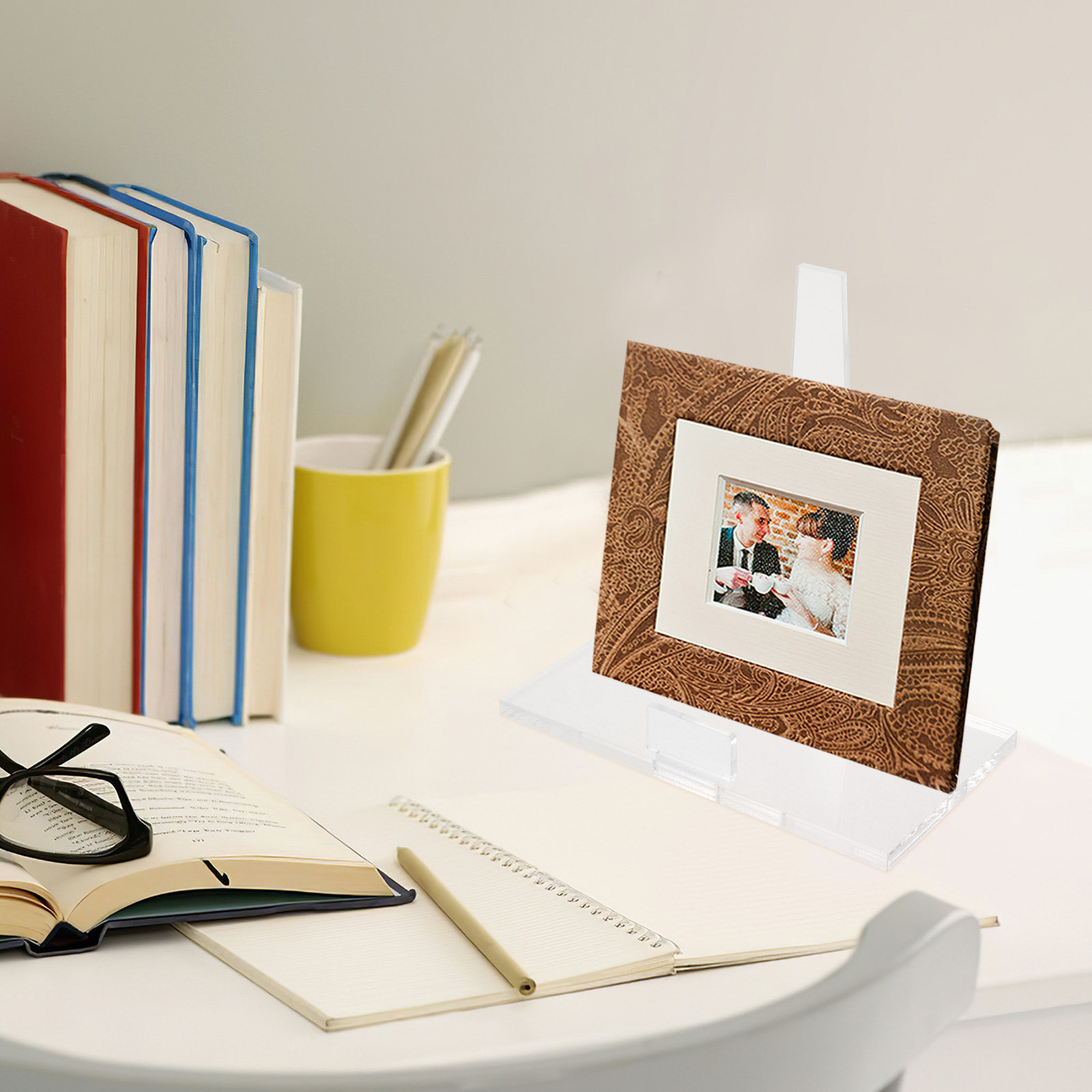 Versatile Acrylic Plate Stand  - Clear Acrylic Book Stand Holder recension och pris
