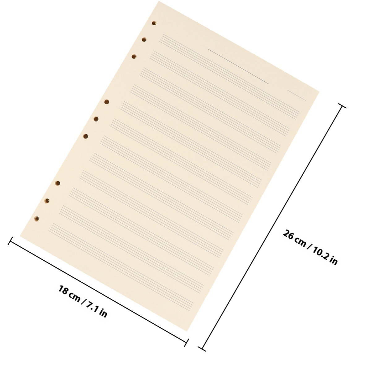 100 Sheets Music Manuscript Pa - Blank Sheet Music Notebook recension och pris