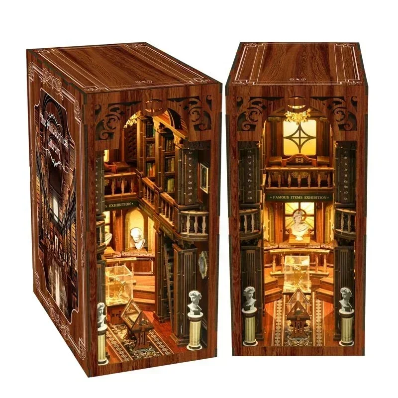 The philosophical Library Casa - Diy Wooden Book Nook Kit Shelf Insert recension och pris