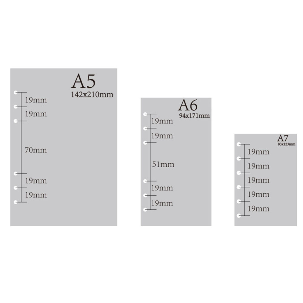 A5 A6 Loose Leaf Notebook Refi - A5 Spiral Dotted Grid Notebook recension och pris